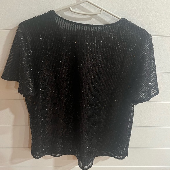 NWT Sequin Loft Shirt - Picture 3 of 4